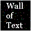 wall of text